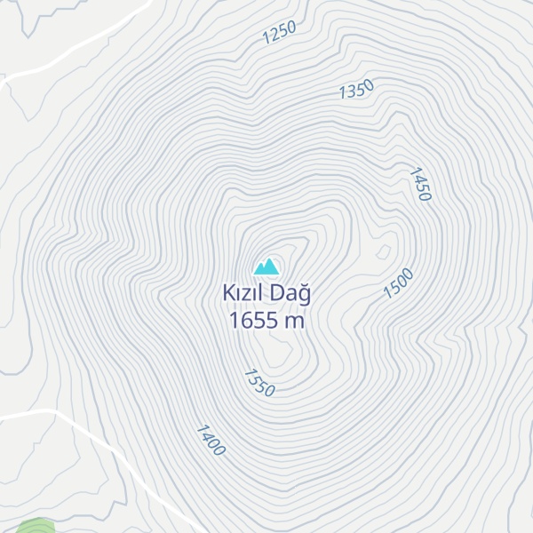 Map of Kızıl Dağ