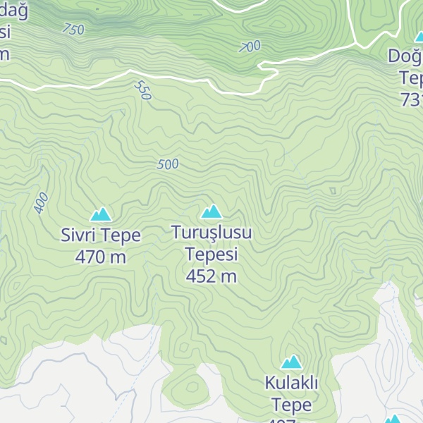 Map of Turuşlusu Tepesi