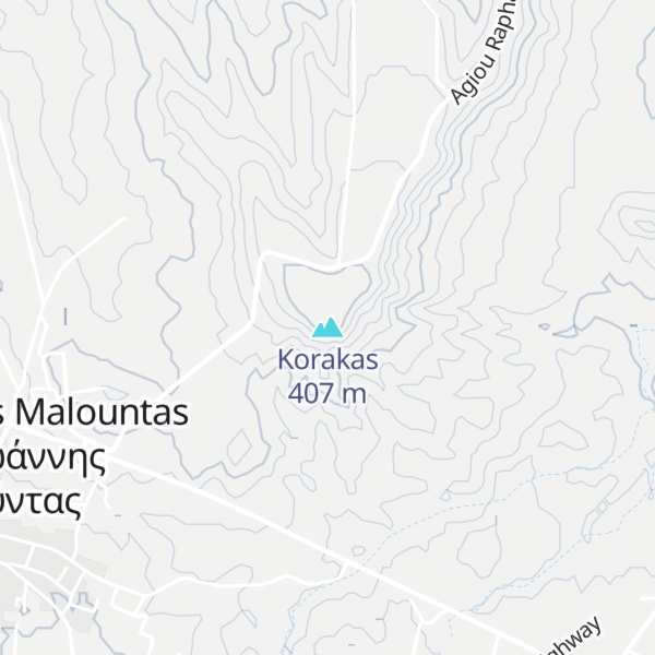 Map of Korakas