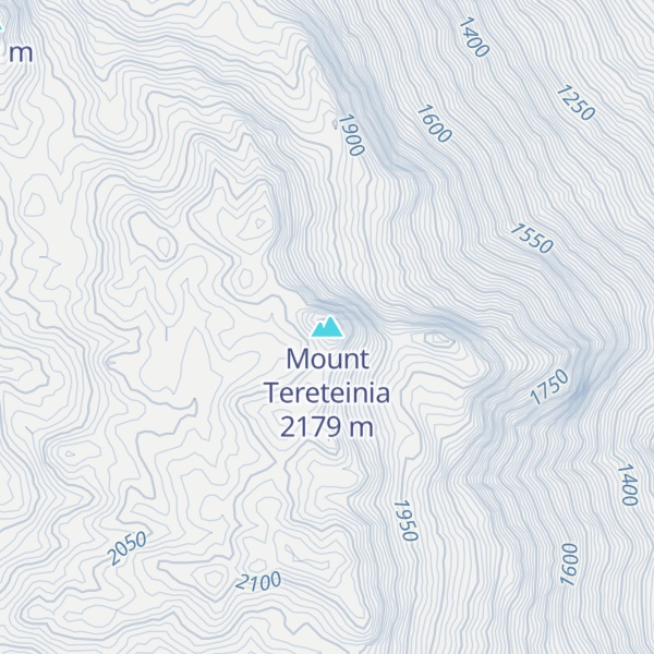 Map of Mount Tereteinia
