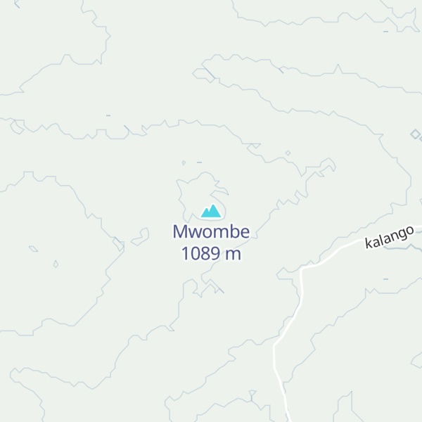 Map of Mwombe
