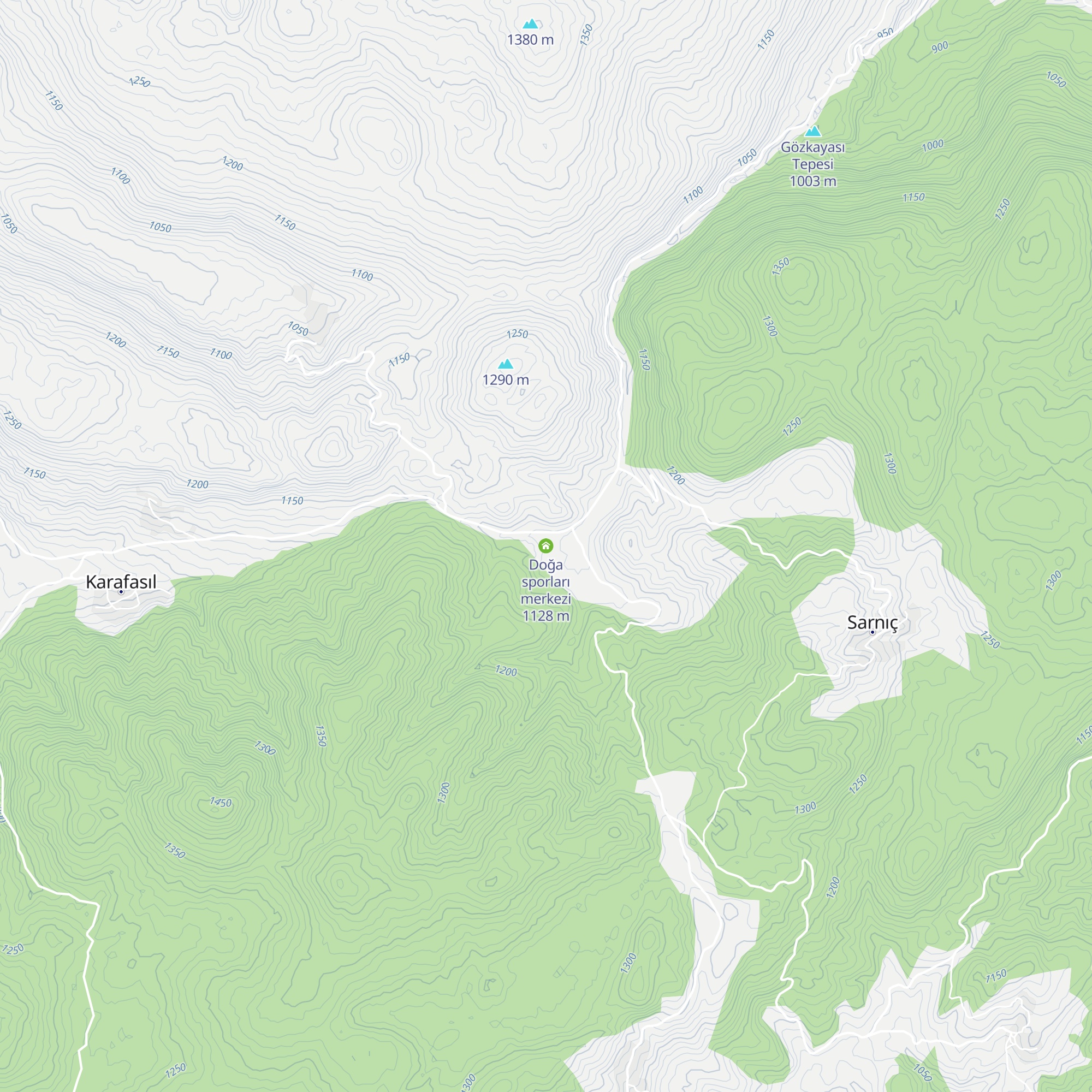 Doğa sporları merkezi map