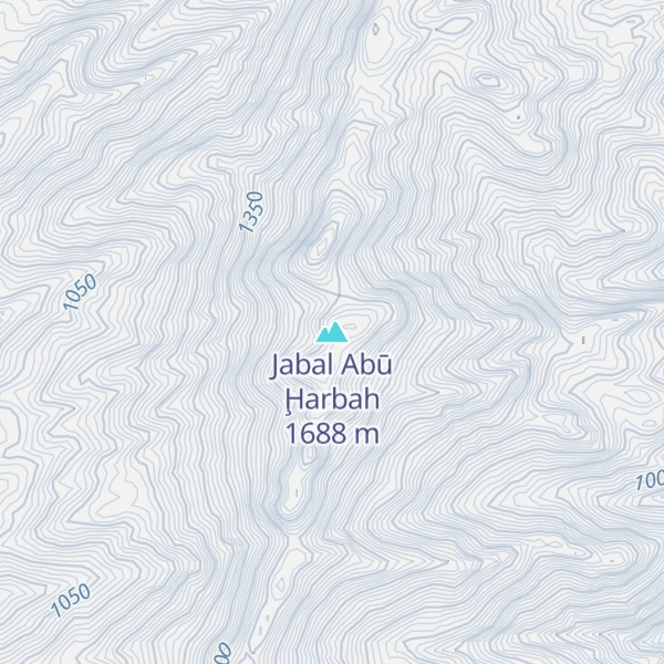 Map of Jabal Abū Ḩarbah