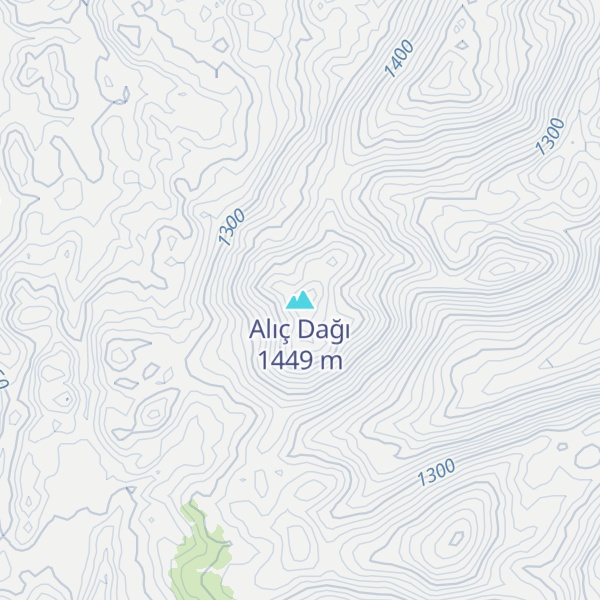 Map of Alıç Dağı