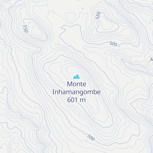 Map of Monte Inhamangombe