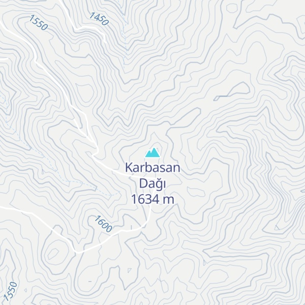 Map of Karbasan Dağı