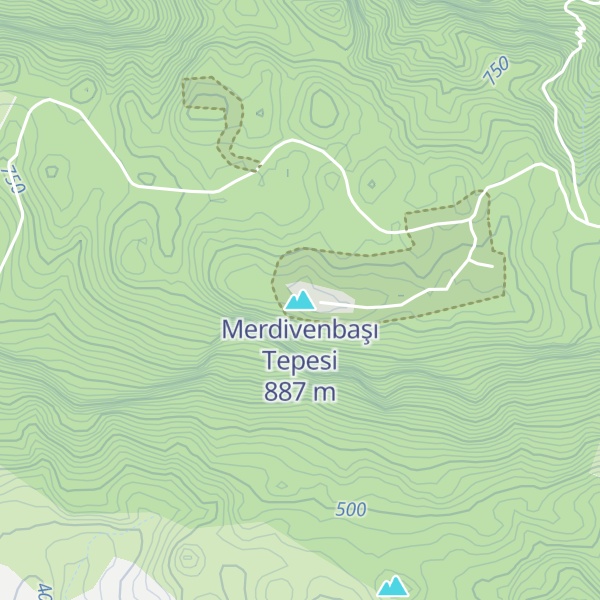 Map of Merdivenbaşı Tepesi