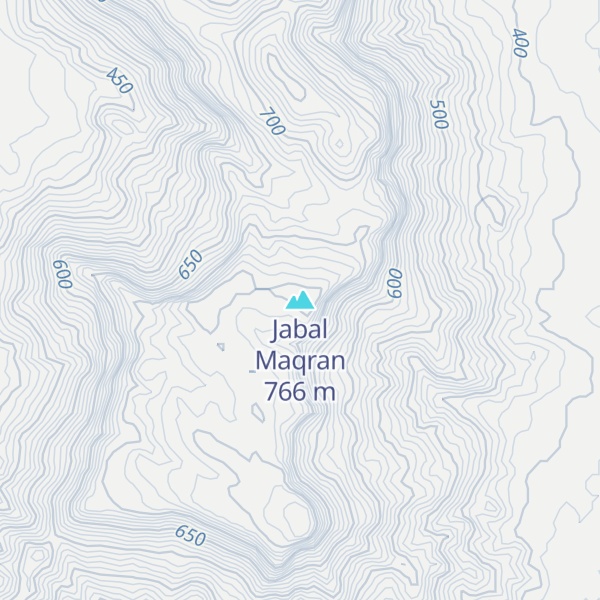 Map of Jabal Maqran
