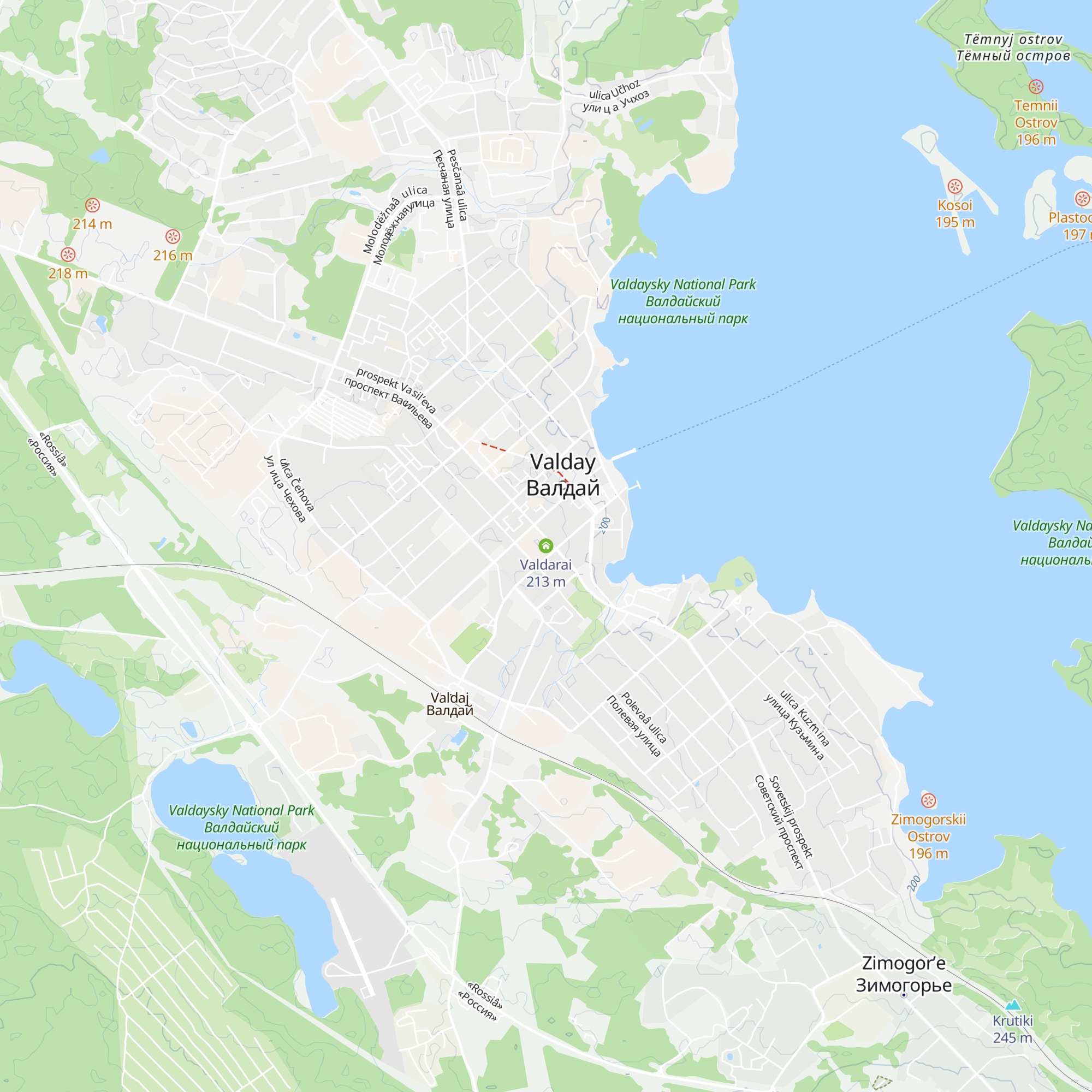 Valdarai map
