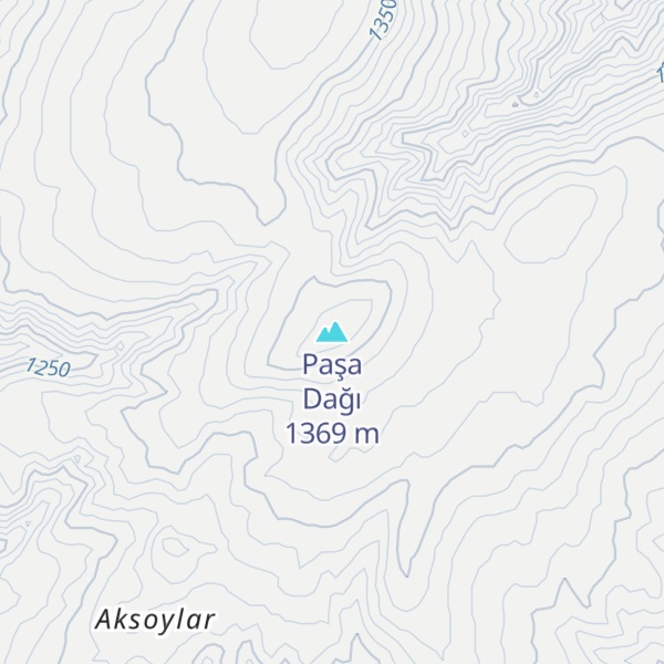 Map of Paşa Dağı