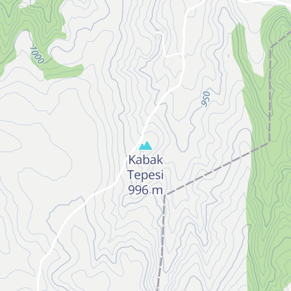 Map of Kabak Tepesi