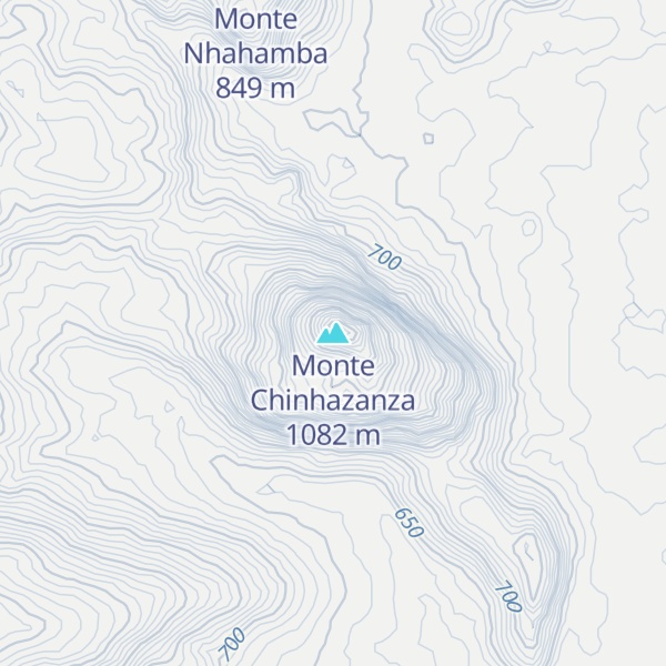 Map of Monte Chinhazanza