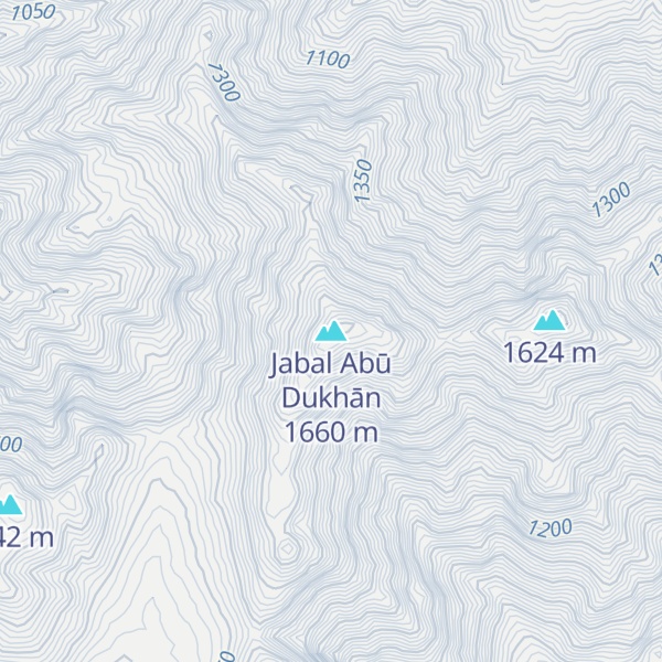 Map of Jabal Abū Dukhān
