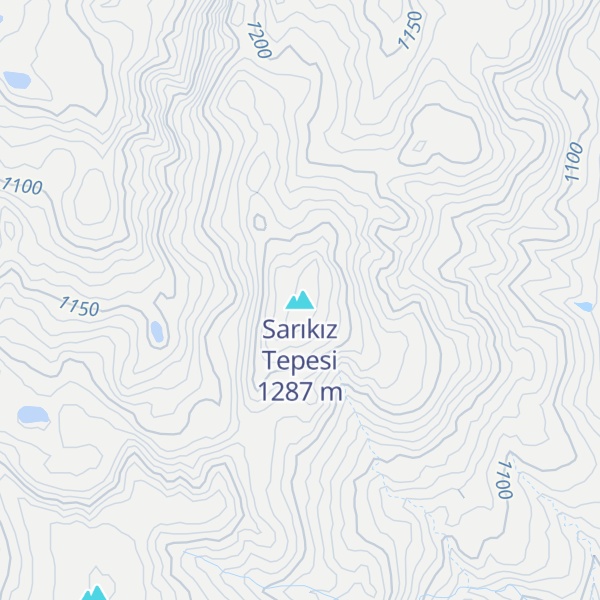 Map of Sarıkız Tepesi