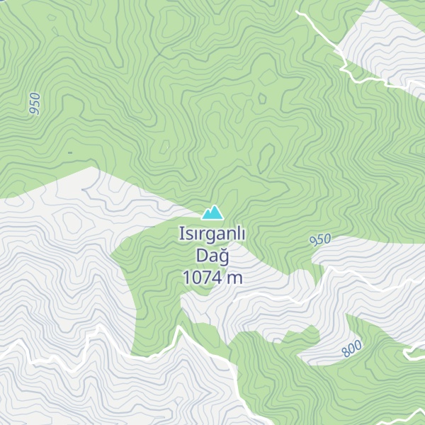 Map of Isırganlı Dağ