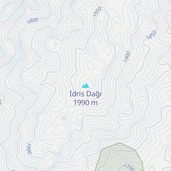 Map of İdris Dağı