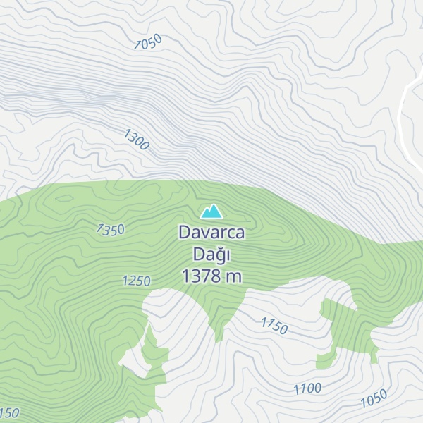 Map of Davarca Dağı