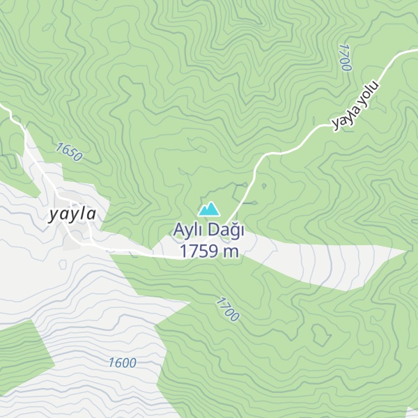 Map of Aylı Dağı