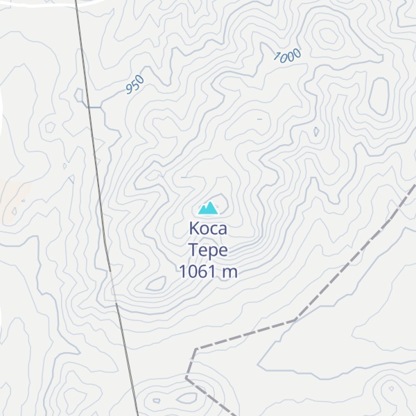 Map of Koca Tepe