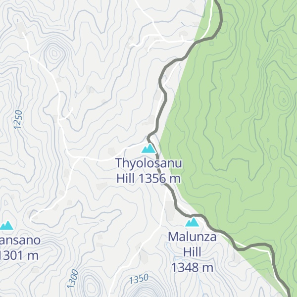 Map of Thyolosanu Hill