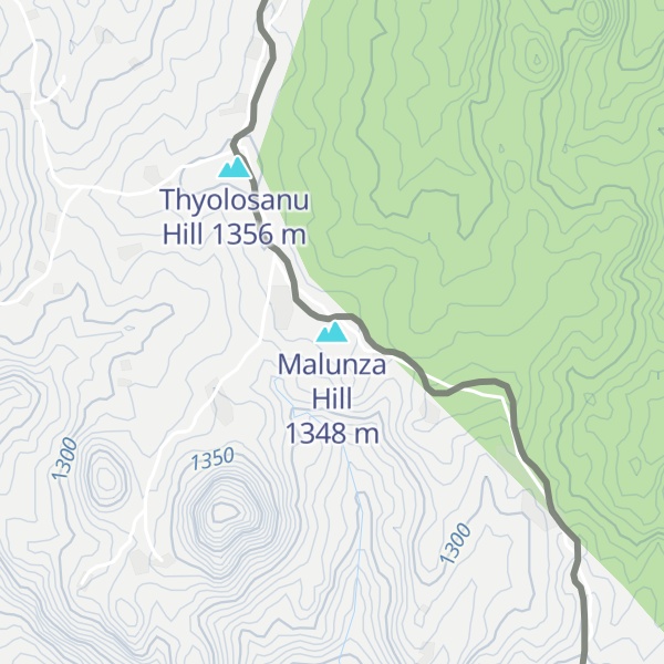Map of Malunza Hill