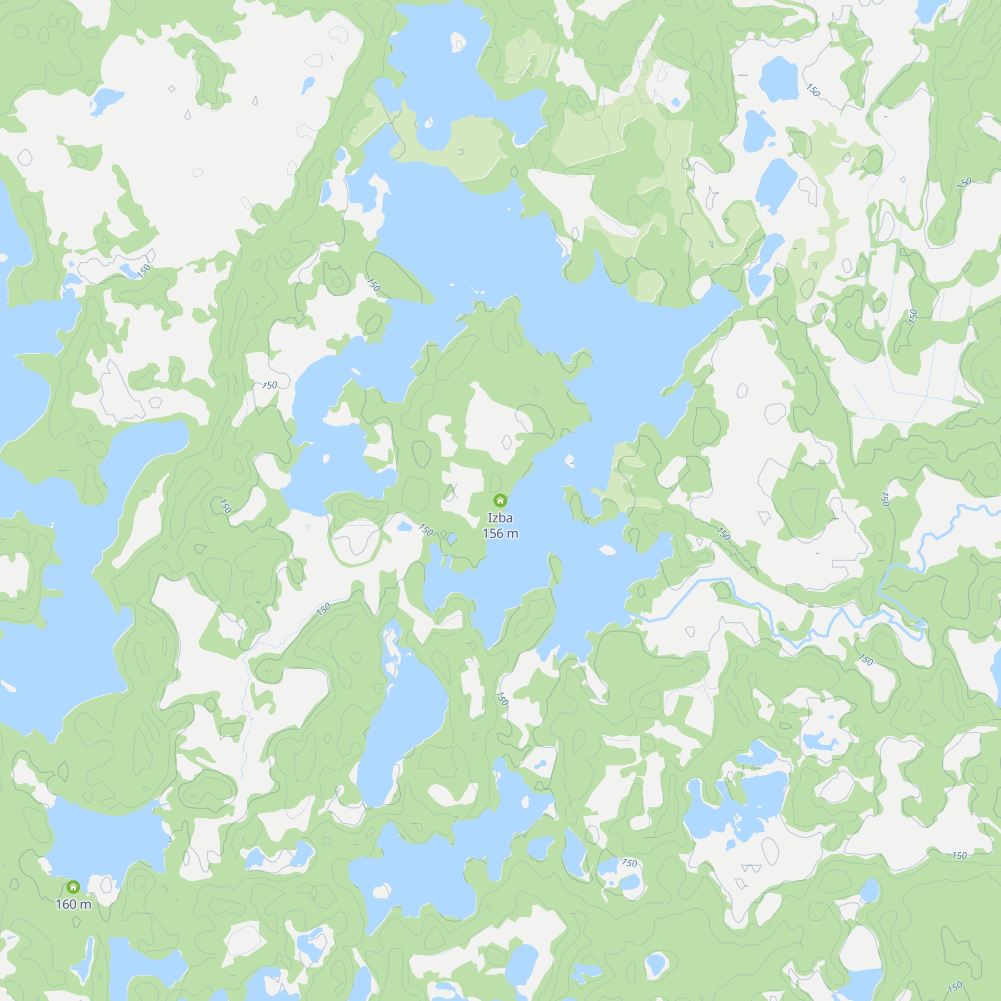 Izba map