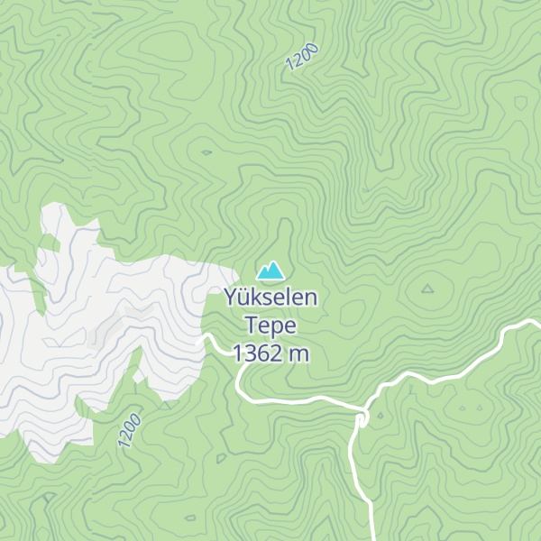 Map of Yükselen Tepe