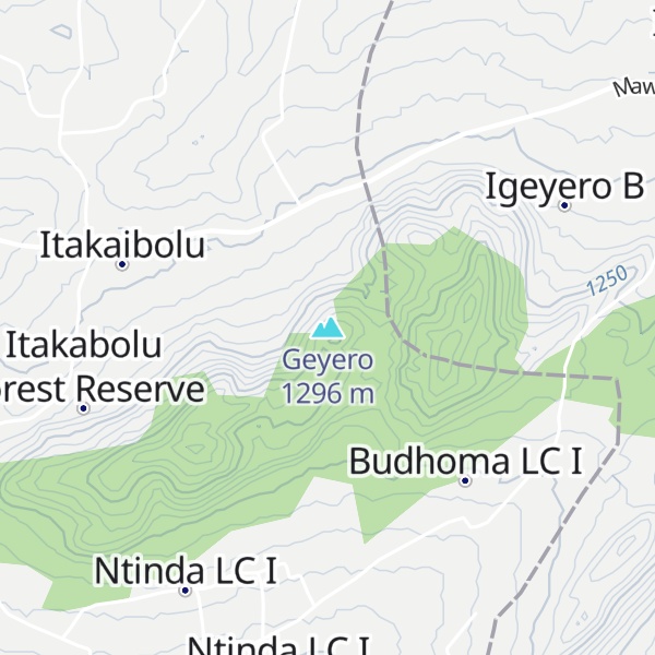 Map of Geyero