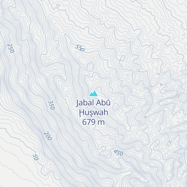 Map of Jabal Abū Ḩuşwah