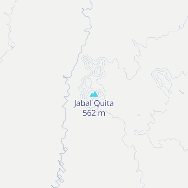 Map of Jabal Quita