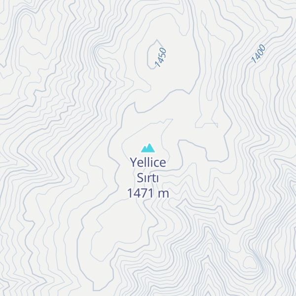 Map of Yellice Sırtı