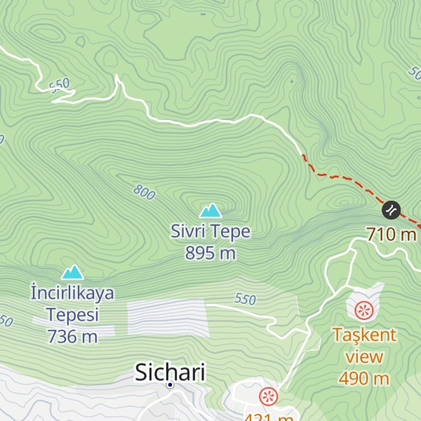 Map of Sivri Tepe