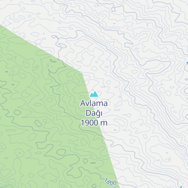 Map of Avlama Dağı