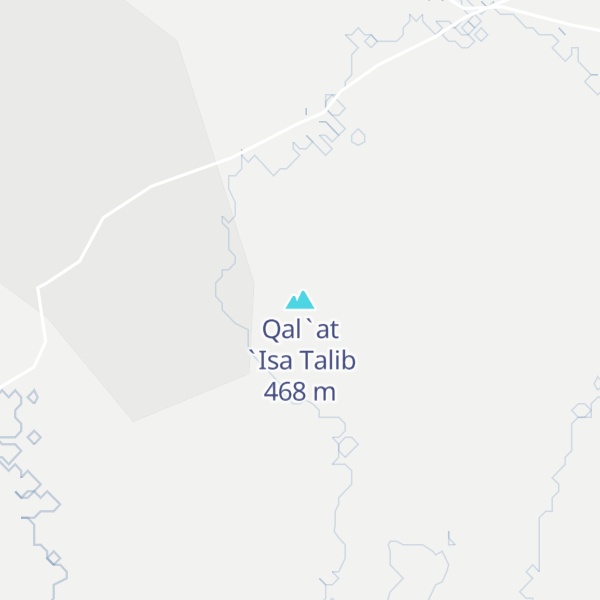 Map of Qal`at `Isa Talib
