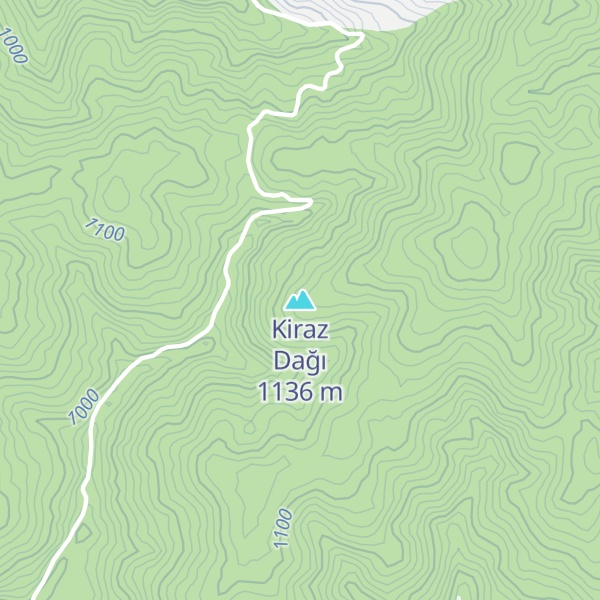 Map of Kiraz Dağı