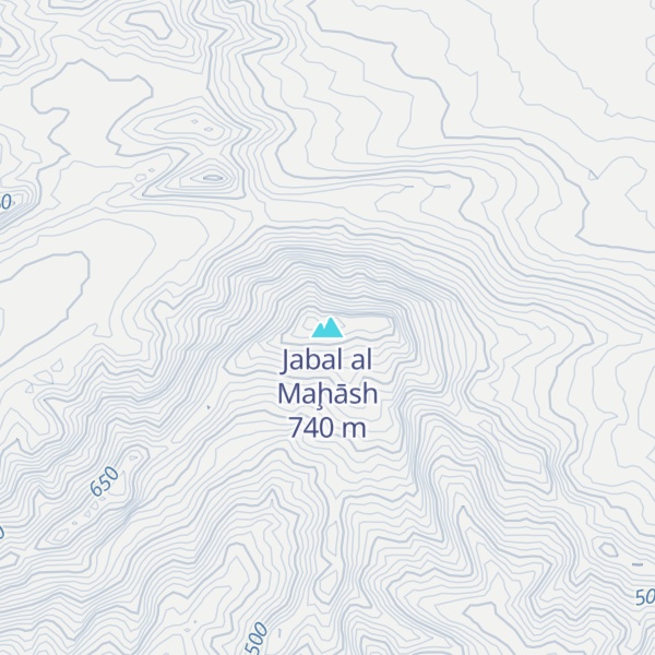 Map of Jabal al Maḩāsh