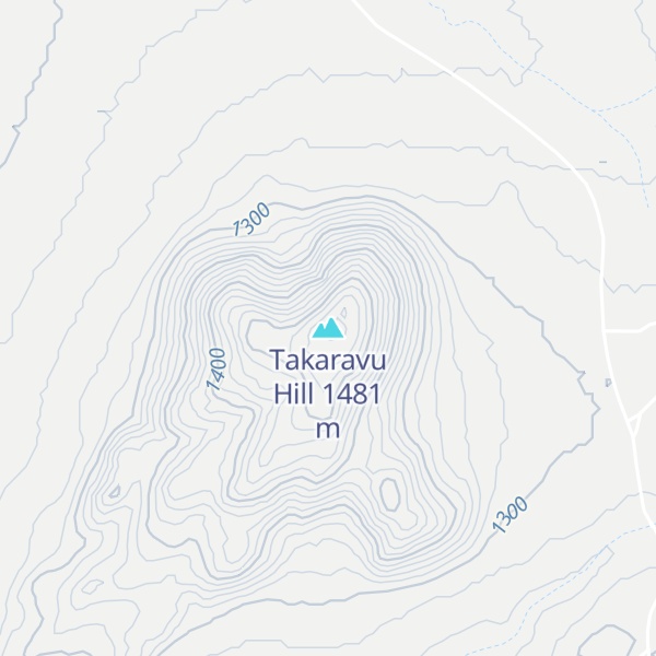 Map of Takaravu Hill