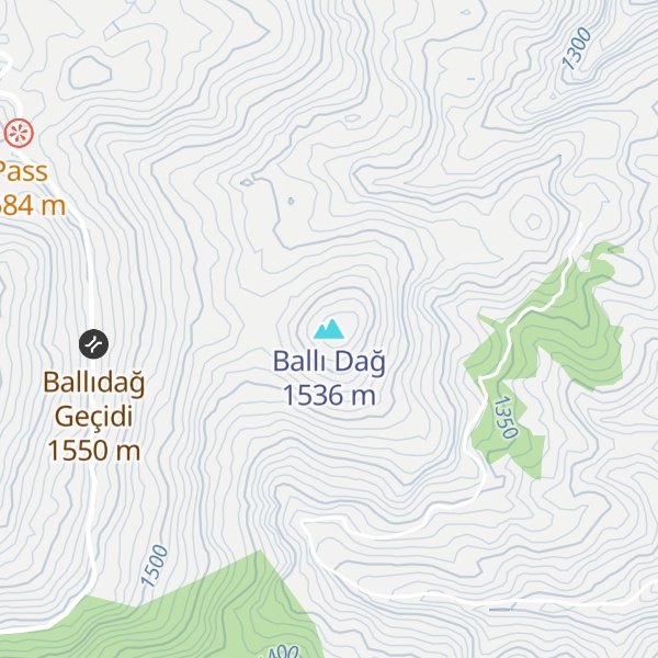 Map of Ballı Dağ