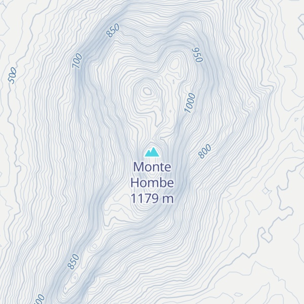 Map of Monte Hombe