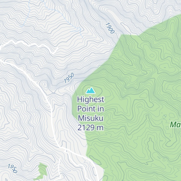Map of Highest Point in Misuku