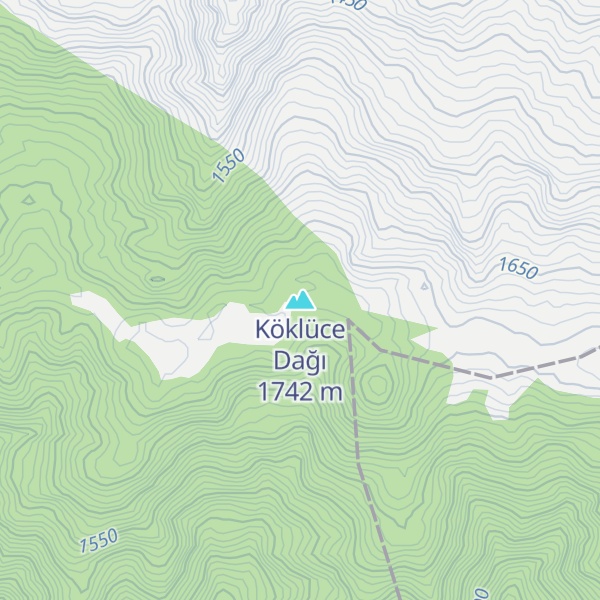 Map of Köklüce Dağı