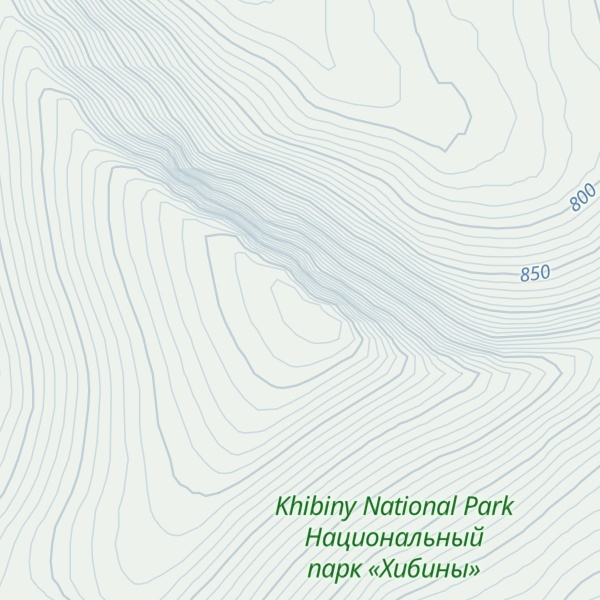 Map of Pik Fersmana