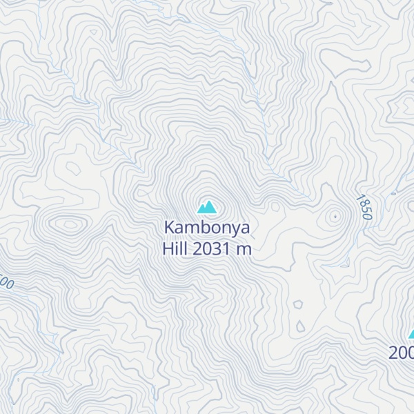 Map of Kambonya Hill