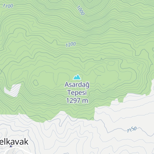 Map of Asardağ Tepesi