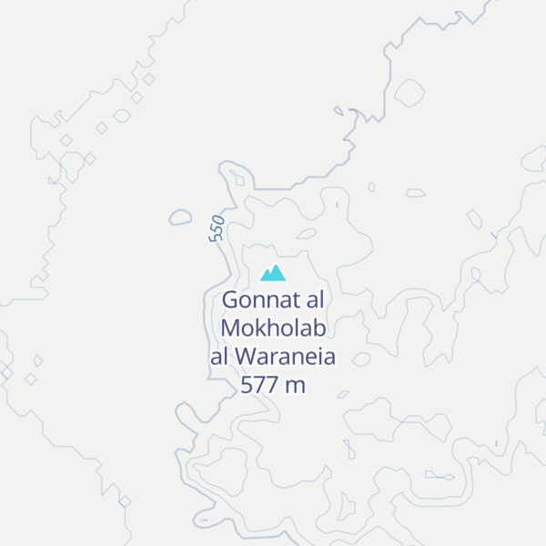 Map of Gonnat al Mokholab al Waraneia