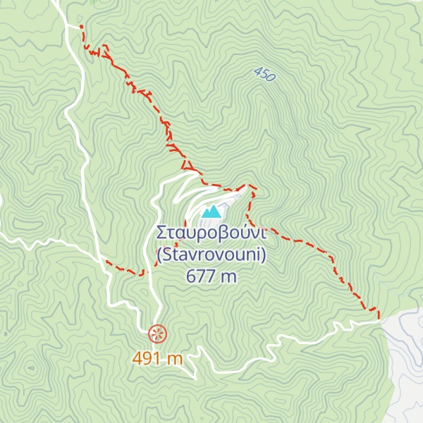 Map of Σταυροβούνι (Stavrovouni)