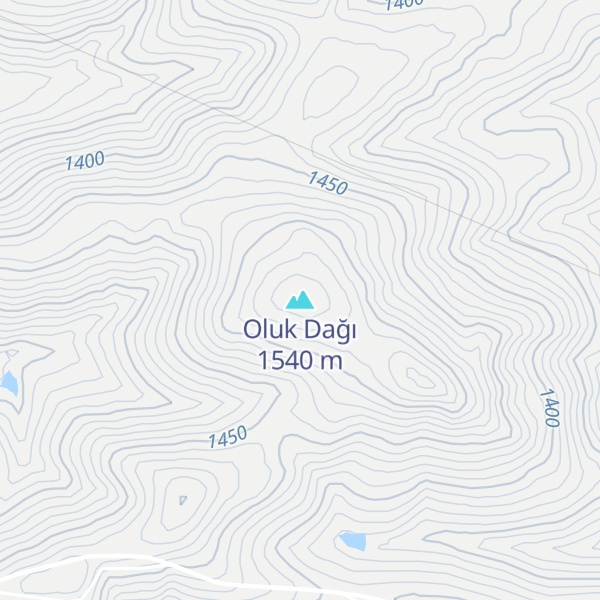 Map of Oluk Dağı