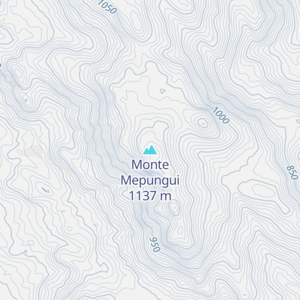 Map of Monte Mepungui