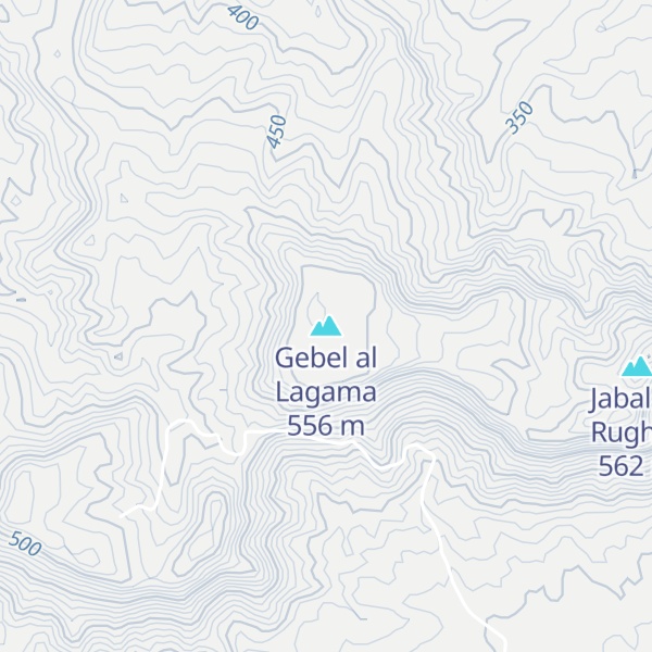 Map of Gebel al Lagama