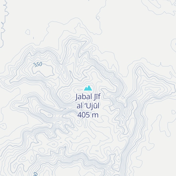 Map of Jabal Jīf al ‘Ujūl